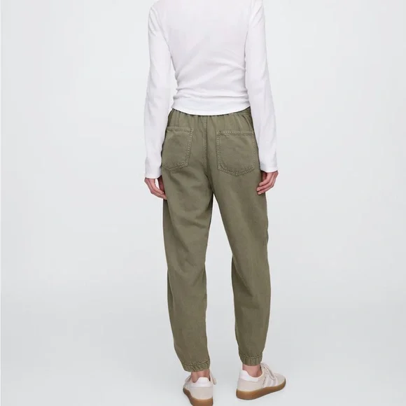 GAP Mid-Rise Pull on Soft Barrel Jeans - Picture 3 of 3